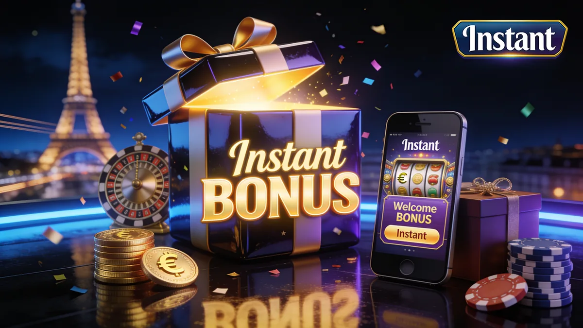 Bonus de bienvenue Instant Casino pour les joueurs en France
